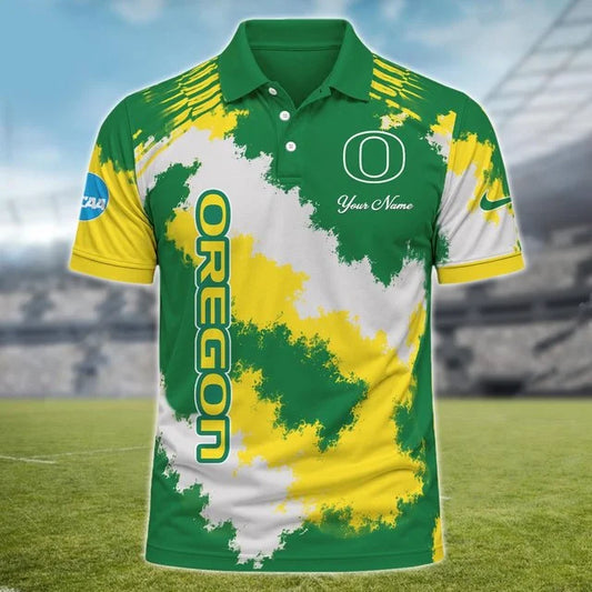 [BIG SALE] PERSONALIZED UNI14 OGD OREGON DUCKS MULTICOLOR POLO SHIRT