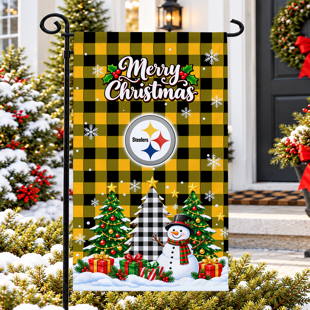 [SPECIAL OFFER] NEW CUSTOMIZED NFL14 PSB THE STEELERS GARDEN FLAG