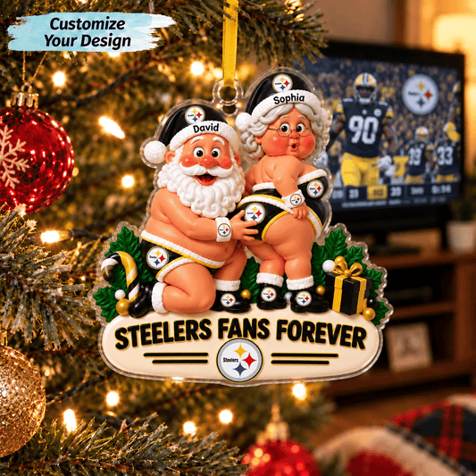 [SPECIAL OFFER] NEW CUSTOMIZED NFL14 PSB THE STEELERS ACRYLIC ORNAMENT