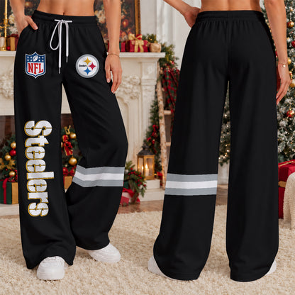 [SPECIAL OFFER] NEW CUSTOMIZED NFL14 PSB THE STEELERS LONG PANTS