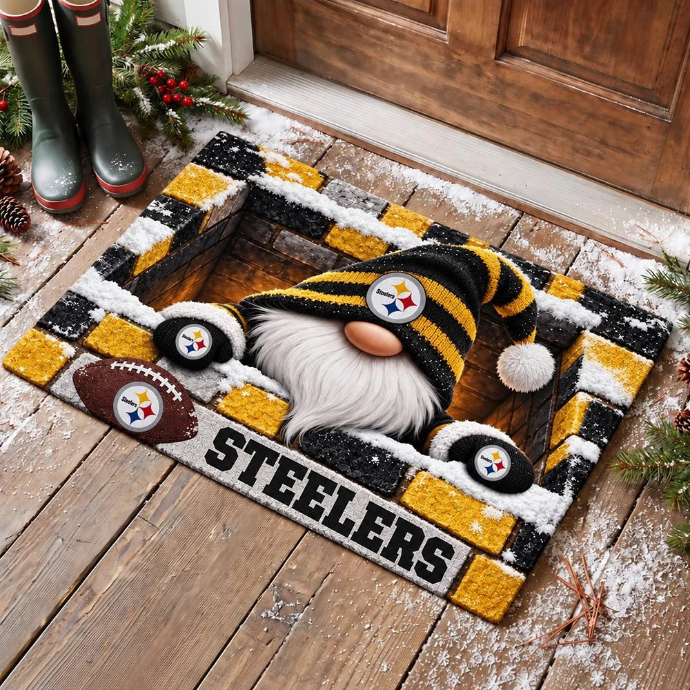 [SPECIAL OFFER] NEW CUSTOMIZED NFL14 PSB THE STEELERS FLOOR MAT & DOOR MAT
