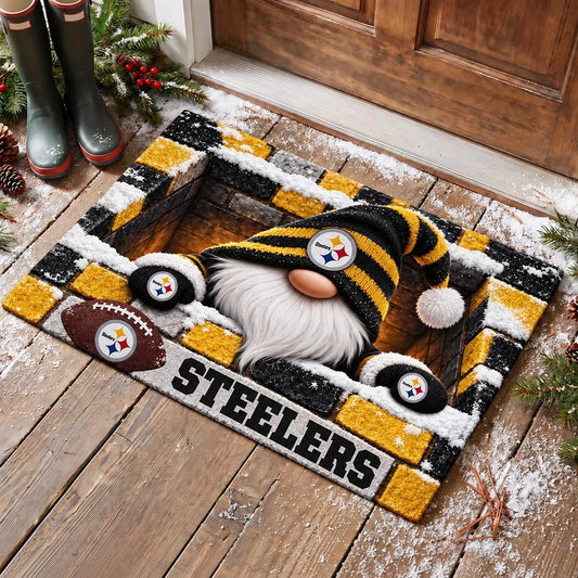 [SPECIAL OFFER] NEW CUSTOMIZED NFL14 PSB THE STEELERS FLOOR MAT & DOOR MAT