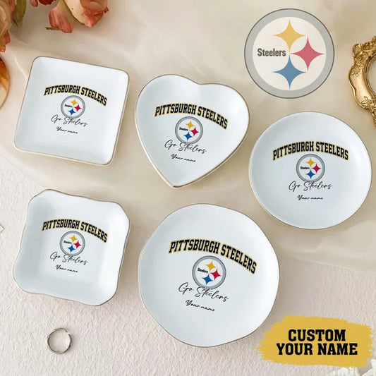 [SPECIAL OFFER] NEW CUSTOMIZED NFL14 PSB THE STEELERS JEWELRY DISH - 5 SHAPES
