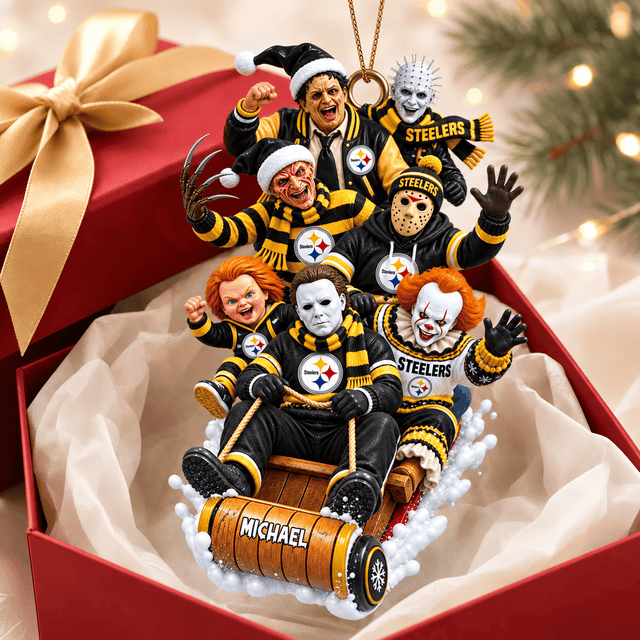 [SPECIAL OFFER] NEW CUSTOMIZED NFL14 PSB THE STEELERS ACRYLIC ORNAMENT