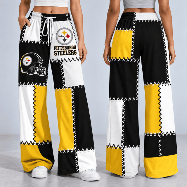 [SPECIAL OFFER] NEW CUSTOMIZED NFL14 PSB THE STEELERS LONG PANTS