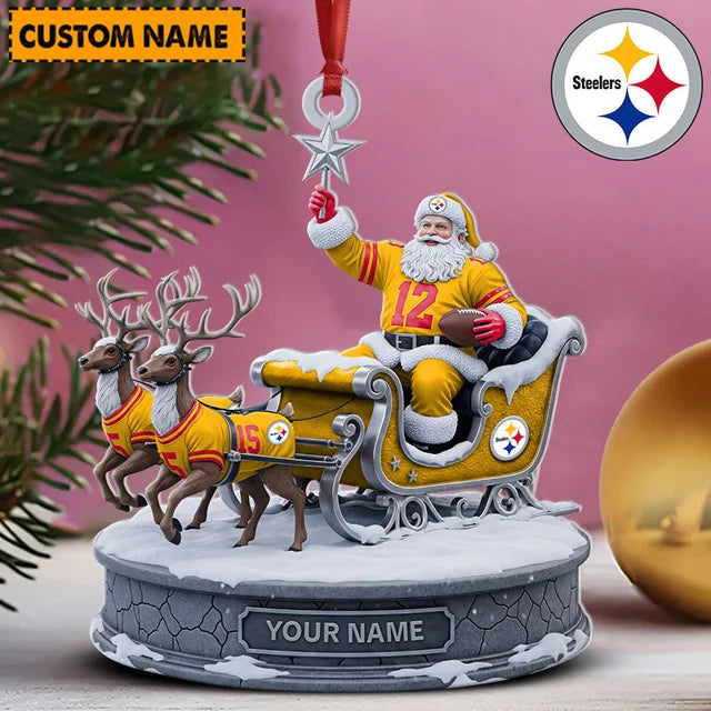 [SPECIAL OFFER] NEW CUSTOMIZED NFL14 PSB THE STEELERS ACRYLIC ORNAMENT