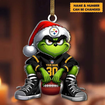 [SPECIAL OFFER] NEW CUSTOMIZED NFL14 PSB THE STEELERS ACRYLIC ORNAMENT
