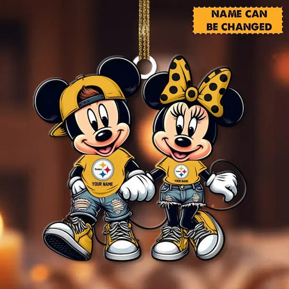 [SPECIAL OFFER] NEW CUSTOMIZED NFL14 PSB THE STEELERS ACRYLIC ORNAMENT