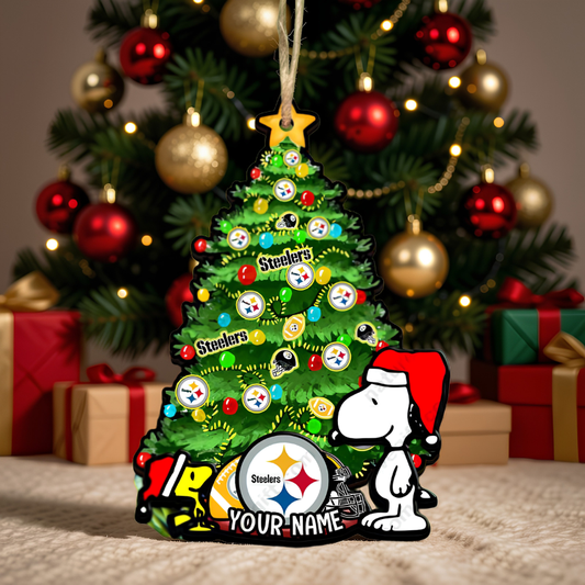 [SPECIAL OFFER] NEW CUSTOMIZED NFL14 PSB THE STEELERS ACRYLIC ORNAMENT