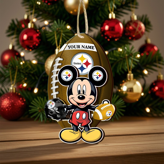 [SPECIAL OFFER] NEW CUSTOMIZED NFL14 PSB THE STEELERS ACRYLIC ORNAMENT