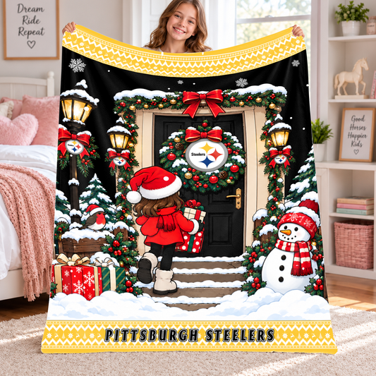 [SPECIAL OFFER] NEW CUSTOMIZED NFL14 PSB THE STEELERS FLEECE BLANKET