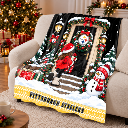 [SPECIAL OFFER] NEW CUSTOMIZED NFL14 PSB THE STEELERS FLEECE BLANKET
