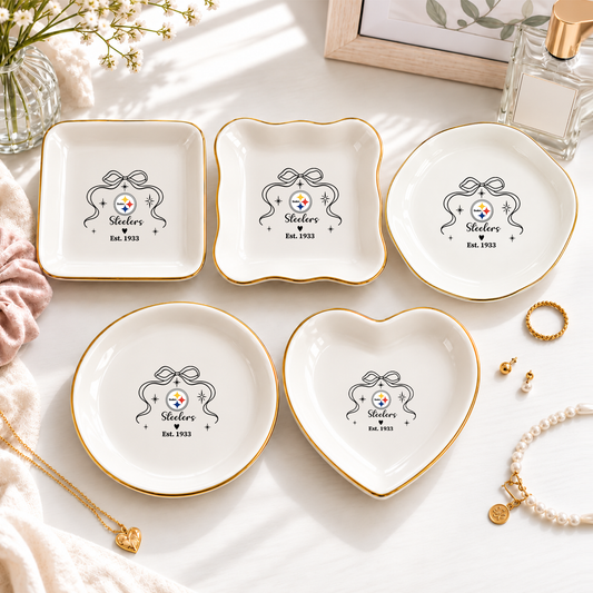 [SPECIAL OFFER] NEW CUSTOMIZED NFL14 PSB THE STEELERS JEWELRY DISH - 5 SHAPES