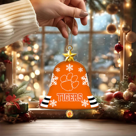 [BIG SALE] PERSONALIZED UNI15 CST CLEMSON TIGERS CHRISTMAS ACRYLIC ORNAMENT