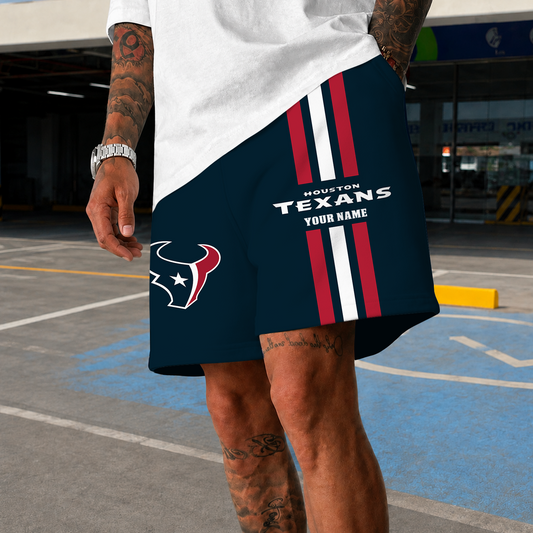 [SPECIAL OFFER] NEW CUSTOMIZED NFL15 HTT HOUSTON TEXANS SHORT PANTS