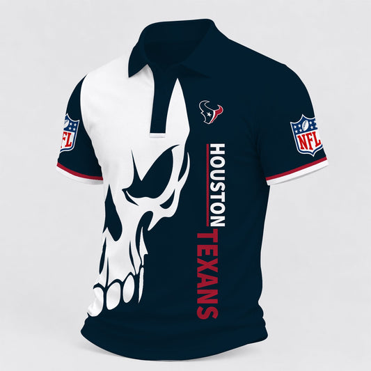 [SPECIAL OFFER] NEW CUSTOMIZED NFL15 HTT HOUSTON TEXANS POLO SHIRT