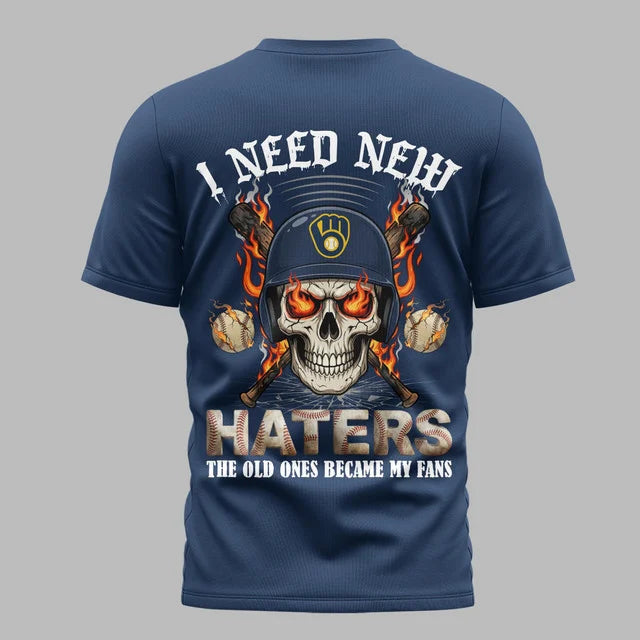 [FLASH SALE] NEW CUSTOMIZED MLB15 MBS MILWAUKEE BREWERS MUTICOLOR T-SHIRT