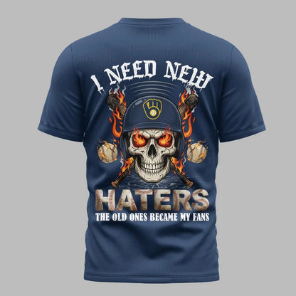 [FLASH SALE] NEW CUSTOMIZED MLB15 MBS MILWAUKEE BREWERS MUTICOLOR T-SHIRT