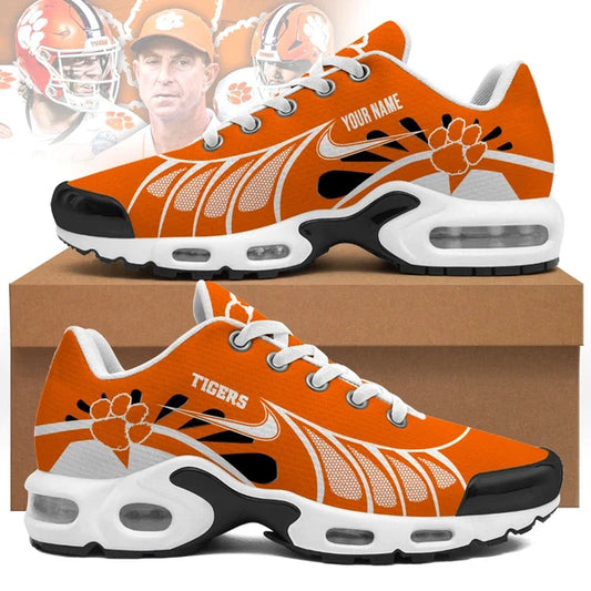 [BIG SALE] PERSONALIZED UNI15 CST CLEMSON TIGERS AIR MAX PLUS SNEAKERS