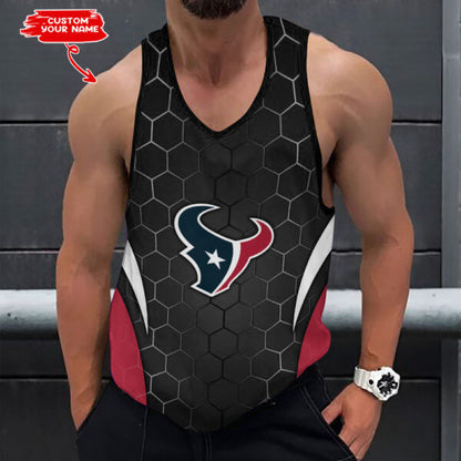 [SPECIAL OFFER] NEW CUSTOMIZED NFL15 HTT HOUSTON TEXANS UNISEX TANK TOP