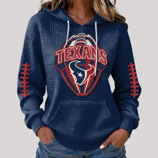[SPECIAL OFFER] NEW CUSTOMIZED NFL15 HTT HOUSTON TEXANS UNISEX HOODED SWEATSHIRT