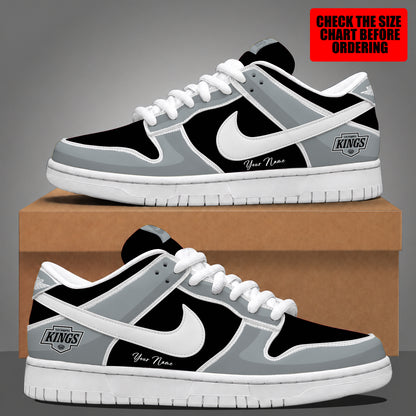 [SUPER SALE] NEW CUSTOMIZED NHL16 LAK THE KINGS DUNK LOW SHOES