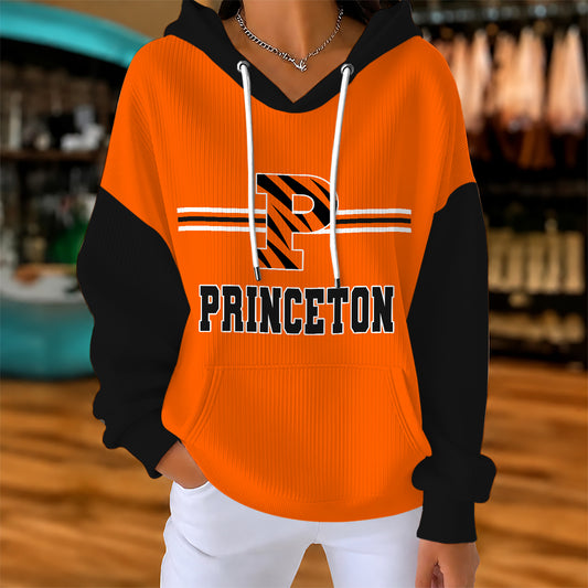 [BIG DEAL] PERSONALIZED UNI16 PRT PRINCETON TIGERS RIBBED HOODIE & SWEATSHIRT