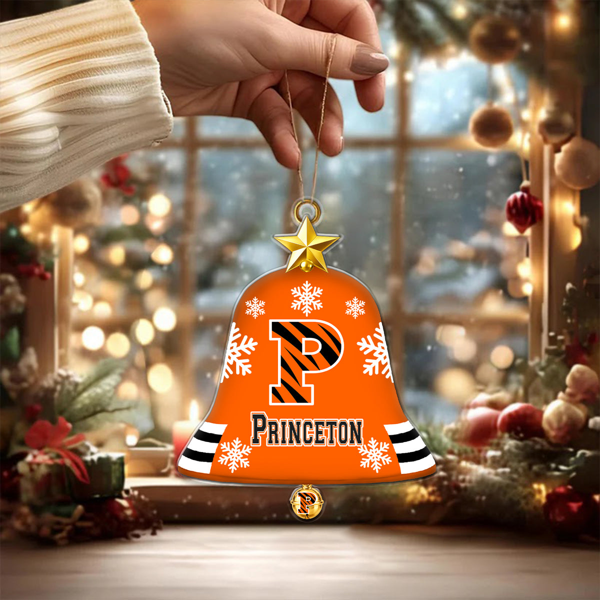 [BIG DEAL] PERSONALIZED UNI16 PRT PRINCETON TIGERS CHRISTMAS ACRYLIC ORNAMENT