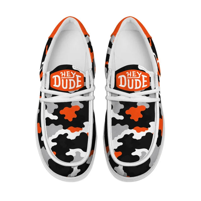 [SPECIAL OFFER] NEW CUSTOMIZED NFL16 CCB CINCINNATI BENGALS LOAFER SHOES