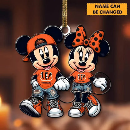 [SPECIAL OFFER] NEW CUSTOMIZED NFL16 CCB THE BENGALS ACRYLIC ORNAMENT