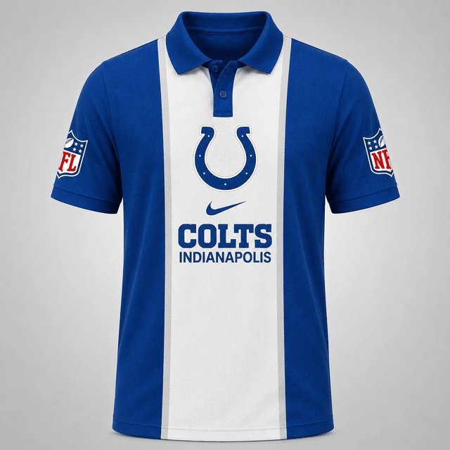 [SPECIAL OFFER] NEW CUSTOMIZED NFL17 IDC THE COLTS POLO SHIRT
