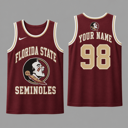 [BIG SALE] PERSONALIZED UNI17 FLS FLORIDA STATE SEMINOLES UNISEX TANK TOP