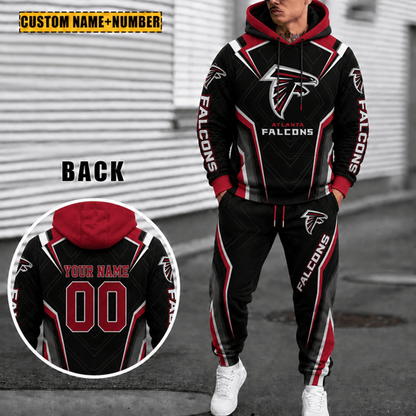 [SPECIAL OFFER] NEW CUSTOMIZED NFL18 ATF THE FALCONS HOODIE & SWEATPANTS