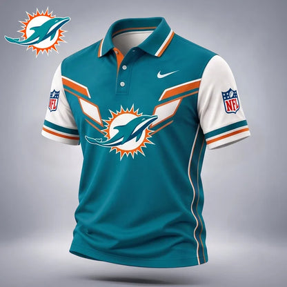 [SPECIAL OFFER] NEW CUSTOMIZED NFL19 MDP THE DOLPHINS POLO SHIRT