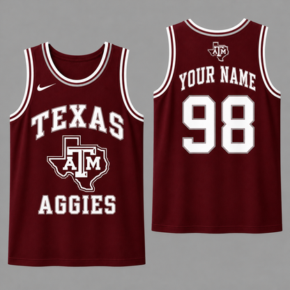 [BIG SALE] PERSONALIZED UNI20 TAA TEXAS A&M AGGIES UNISEX TANK TOP
