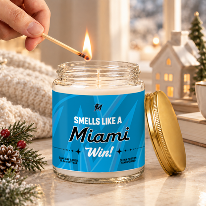 [FLASH SALE] NEW CUSTOMIZED MLB20 MMS THE MARLINS FROSTED GLASS CANDLE