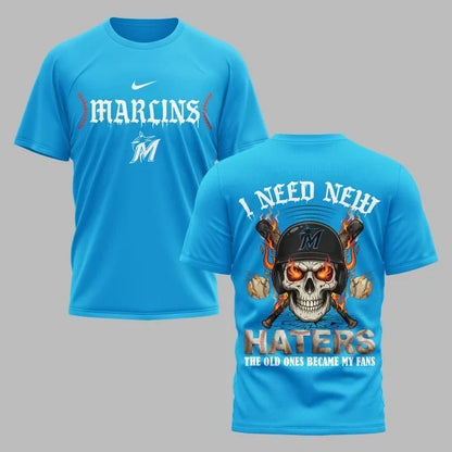 [FLASH SALE] NEW CUSTOMIZED MLB20 MMS MIAMI MARLINS MUTICOLOR T-SHIRT