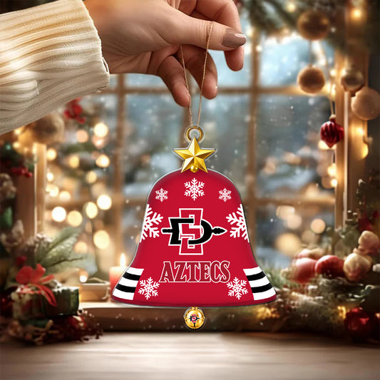 [BIG DEAL] PERSONALIZED UNI21 SDS SAN DIEGO STATE AZTECS CHRISTMAS ACRYLIC ORNAMENT