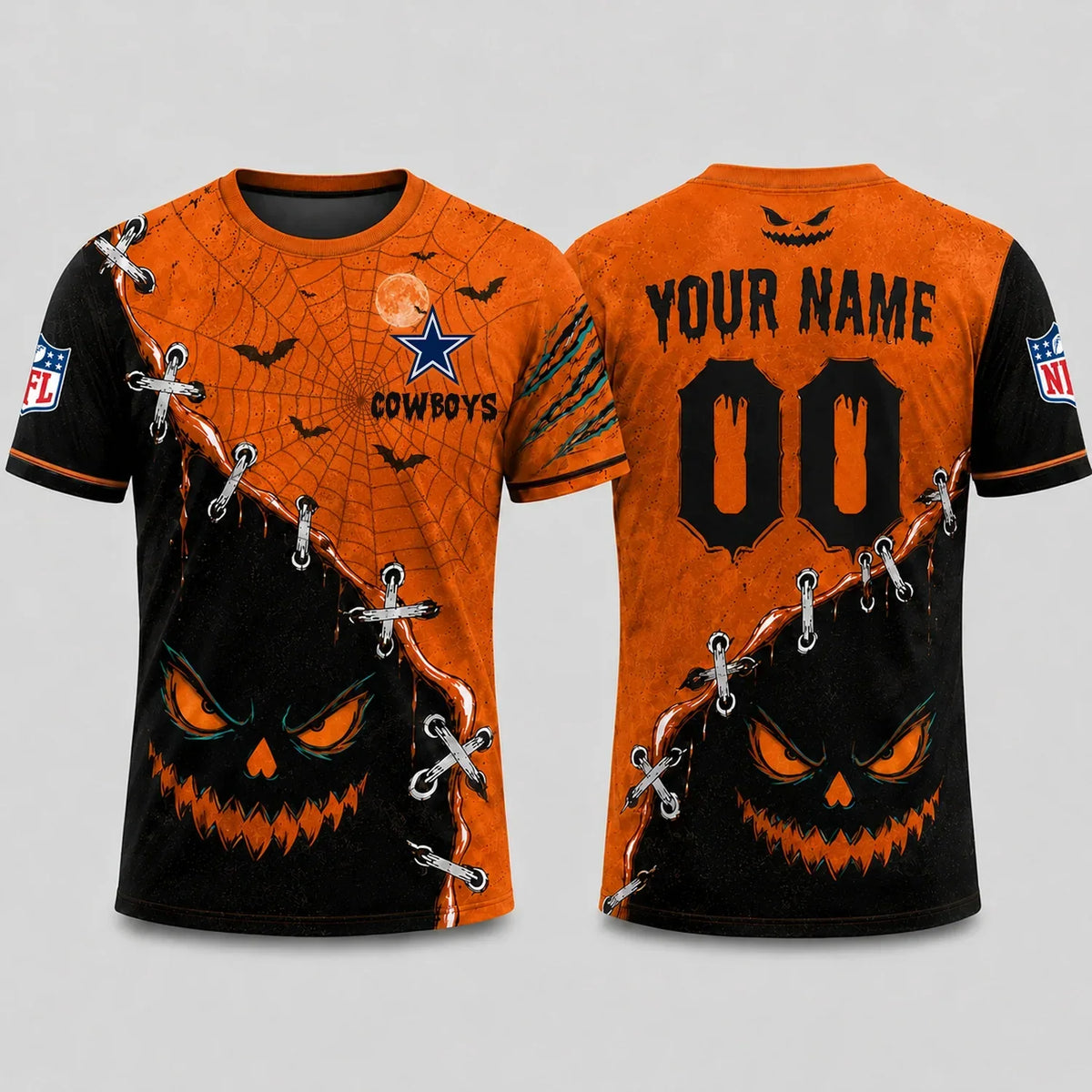 [SPECIAL OFFER] NEW CUSTOMIZED NFL21 DCB DALLAS COWBOYS HALLOWEEN T-SHIRT, HOODIE & ZIP HOODIE