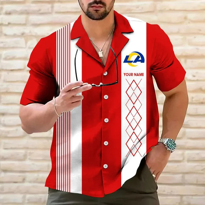[SPECIAL OFFER] NEW CUSTOMIZED NFL22 LAR LOS ANGELES RAMS HAWAIIAN SHIRT
