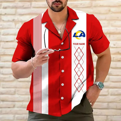 [SPECIAL OFFER] NEW CUSTOMIZED NFL22 LAR LOS ANGELES RAMS HAWAIIAN SHIRT