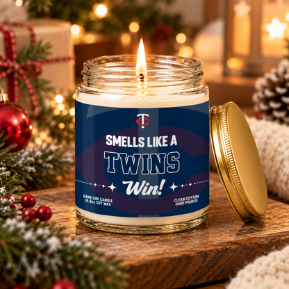 [FLASH SALE] NEW CUSTOMIZED MLB22 MTS THE TWINS FROSTED GLASS CANDLE