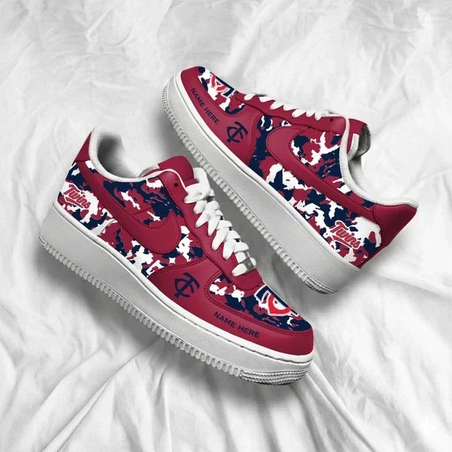 [FLASH SALE] NEW CUSTOMIZED MLB22 MTS MINNESOTA TWINS AF1 SHOES