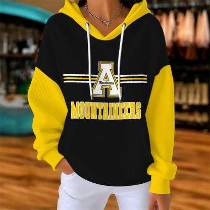 [BIG DEAL] PERSONALIZED UNI23 APP APPALACHIAN STATE MOUNTAINEERS RIBBED HOODIE & SWEATSHIRT