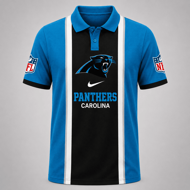 [SPECIAL OFFER] NEW CUSTOMIZED NFL23 CLP THE PANTHERS POLO SHIRT
