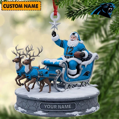[SPECIAL OFFER] NEW CUSTOMIZED NFL23 CLP THE PANTHERS ACRYLIC ORNAMENT