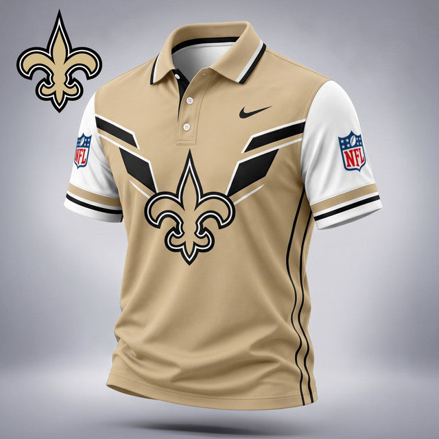 [SPECIAL OFFER] NEW CUSTOMIZED NFL24 NOS THE SAINTS POLO SHIRT