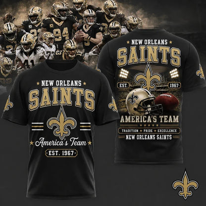 [SPECIAL OFFER] NEW CUSTOMIZED NFL24 NOS NEW ORLEANS SAINTS T-SHIRT, HOODIE, ZIP HOODIE