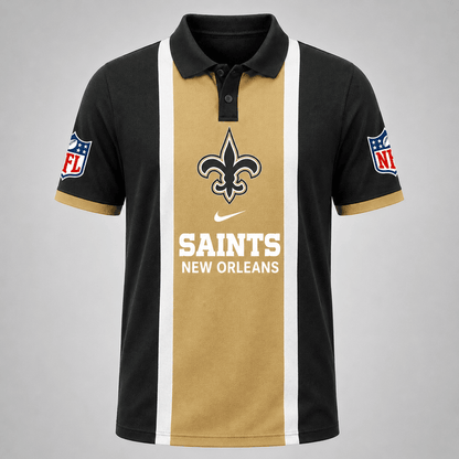 [SPECIAL OFFER] NEW CUSTOMIZED NFL24 NOS THE SAINTS POLO SHIRT