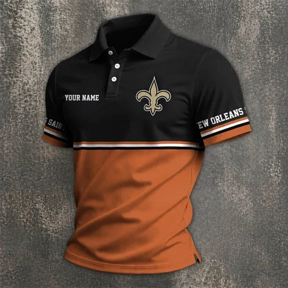 [SPECIAL OFFER] NEW CUSTOMIZED NFL24 NOS NEW ORLEANS SAINTS POLO SHIRT